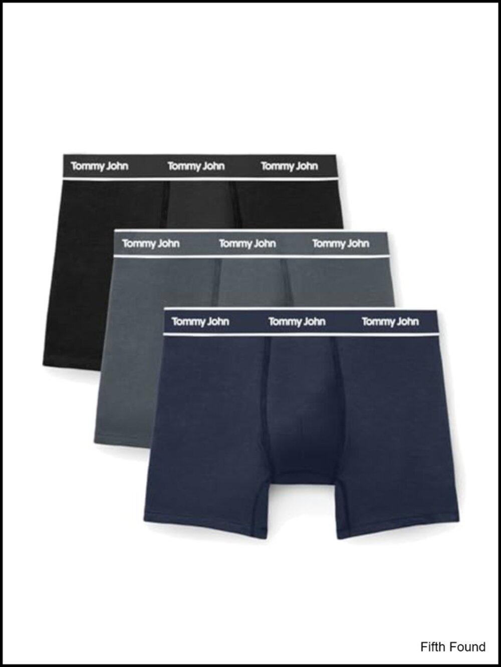 Men's 6" Boxer Brief Underwear 3-Pack Cotton Stretch Breathable